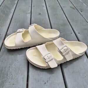 Birkenstock Arizona EVA White Waterproof Sandals Mens 10 ( Size 43) Yard Shoes